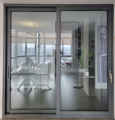 Modern Interior Aluminum Sliding Glass Doors Soundproof Aluminium Sliding Balcony Doors