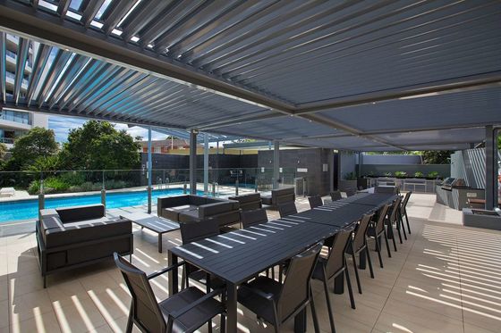 OEM Glass Roof Sunroom High Light Transmission Wind Resistance for Villa
